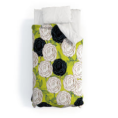 83 Oranges Carnations Comforter