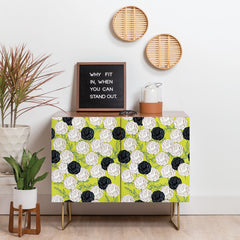 83 Oranges Carnations Credenza