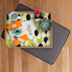 83 Oranges Carnations Rectangular Tray