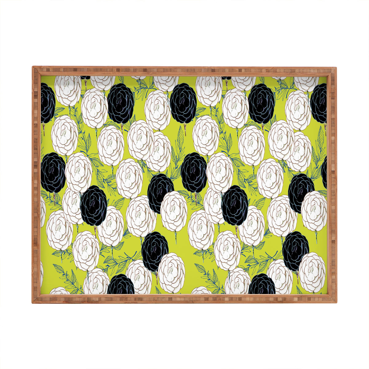 83 Oranges Carnations Rectangular Tray