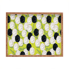 83 Oranges Carnations Rectangular Tray