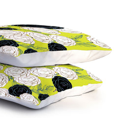 83 Oranges Carnations Pillow Shams