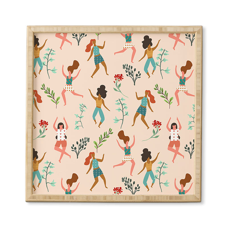 83 Oranges Central Park Zumba Framed Wall Art