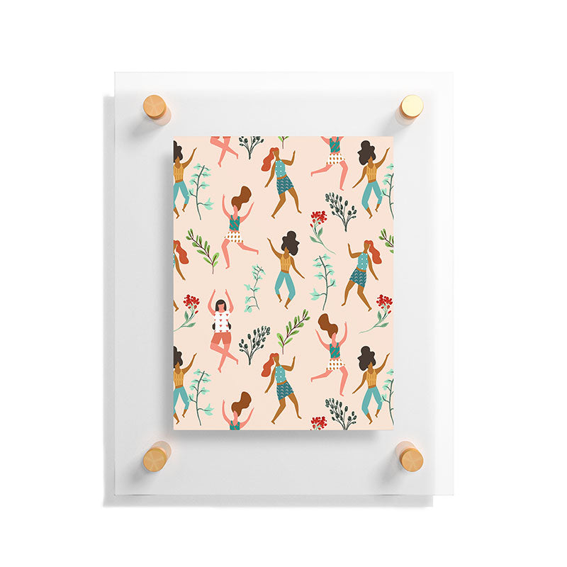 83 Oranges Central Park Zumba Floating Acrylic Print