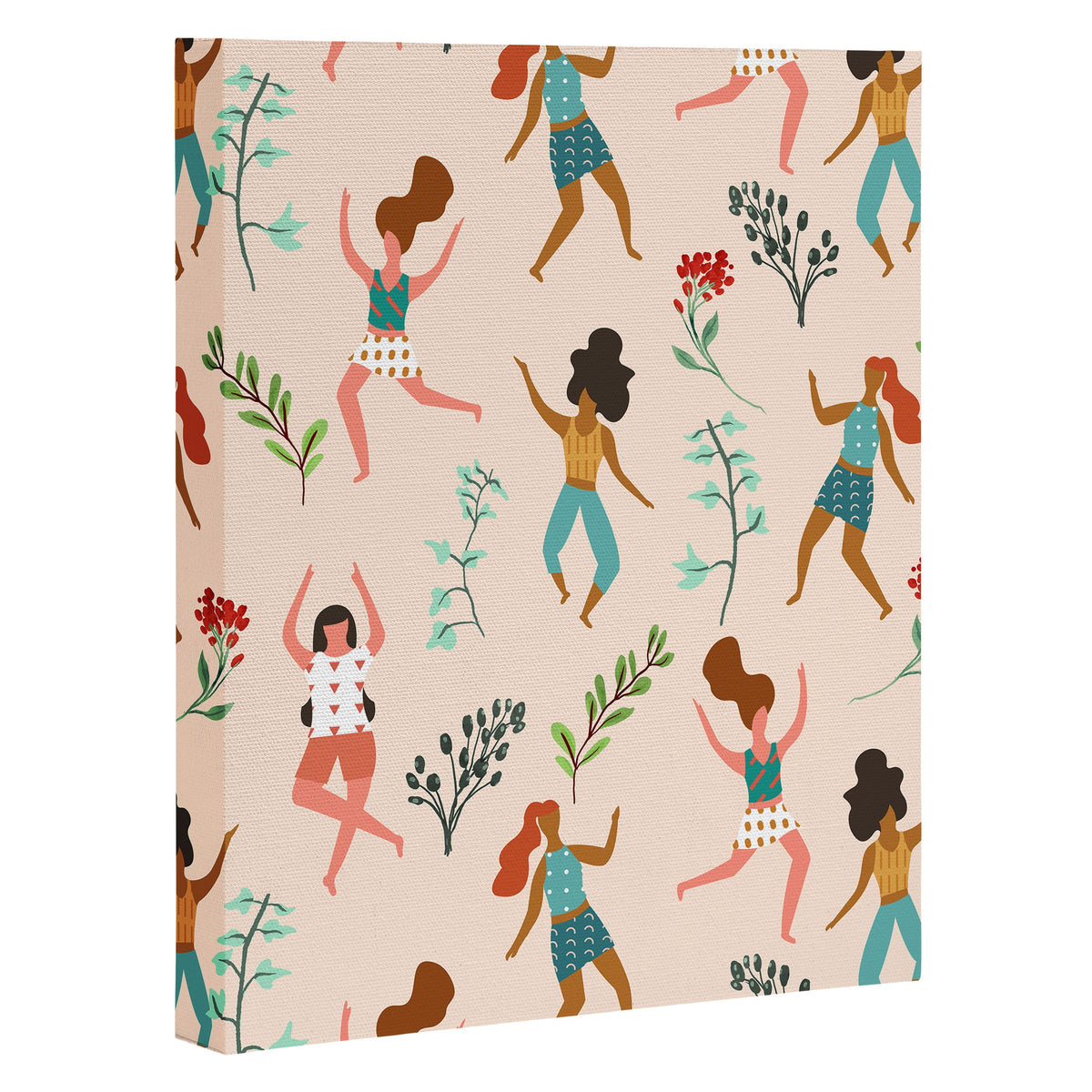 83 Oranges Central Park Zumba Art Canvas