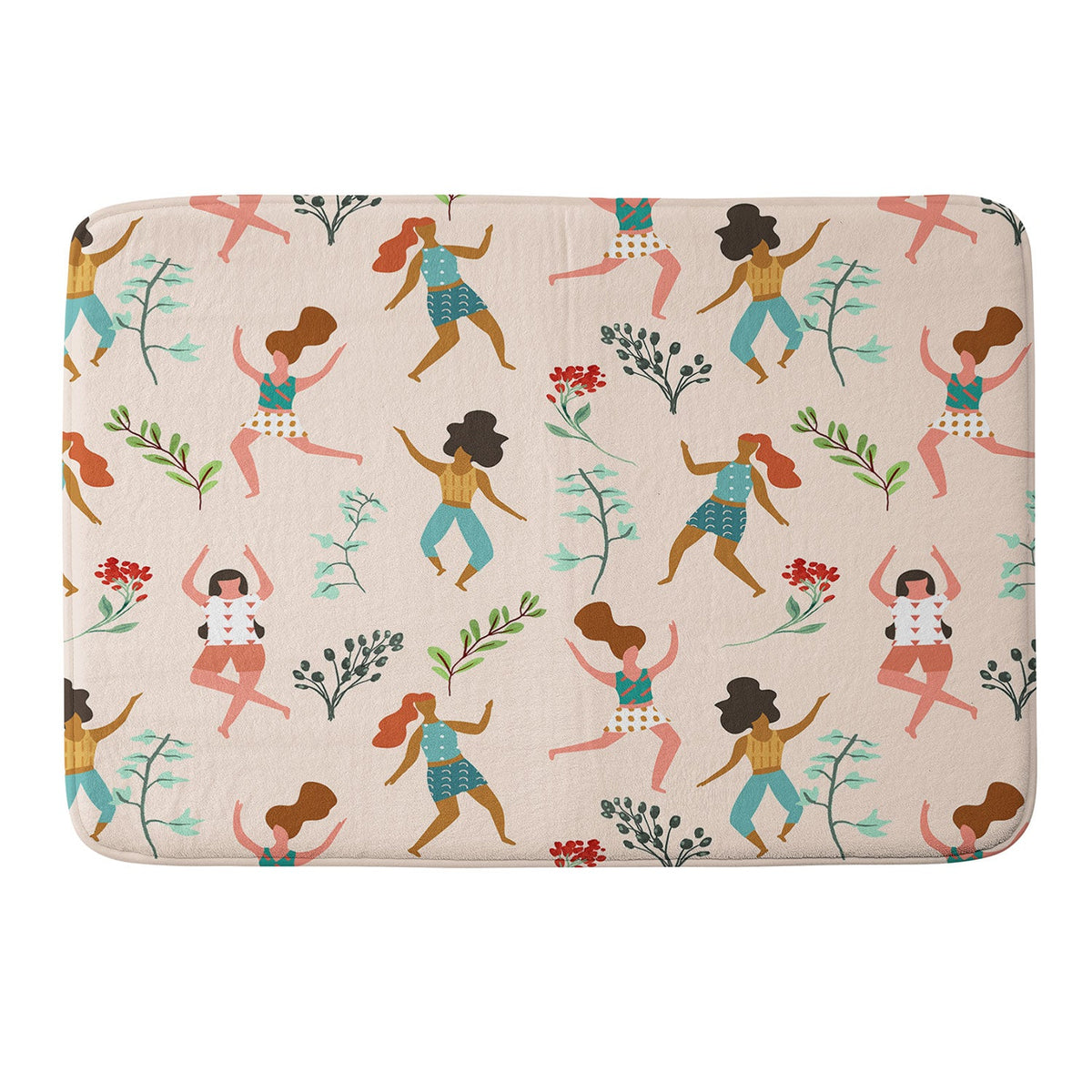 83 Oranges Central Park Zumba Memory Foam Bath Mat