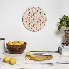 83 Oranges Central Park Zumba Cutting Board Round