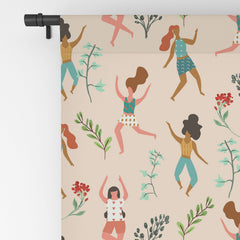 83 Oranges Central Park Zumba Blackout Window Curtain
