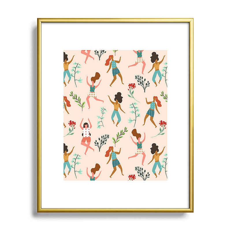 83 Oranges Central Park Zumba Metal Framed Art Print