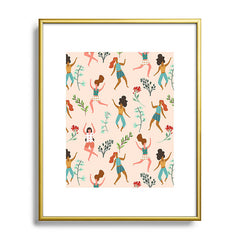 83 Oranges Central Park Zumba Metal Framed Art Print