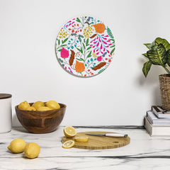 83 Oranges Charm Cutting Board Round