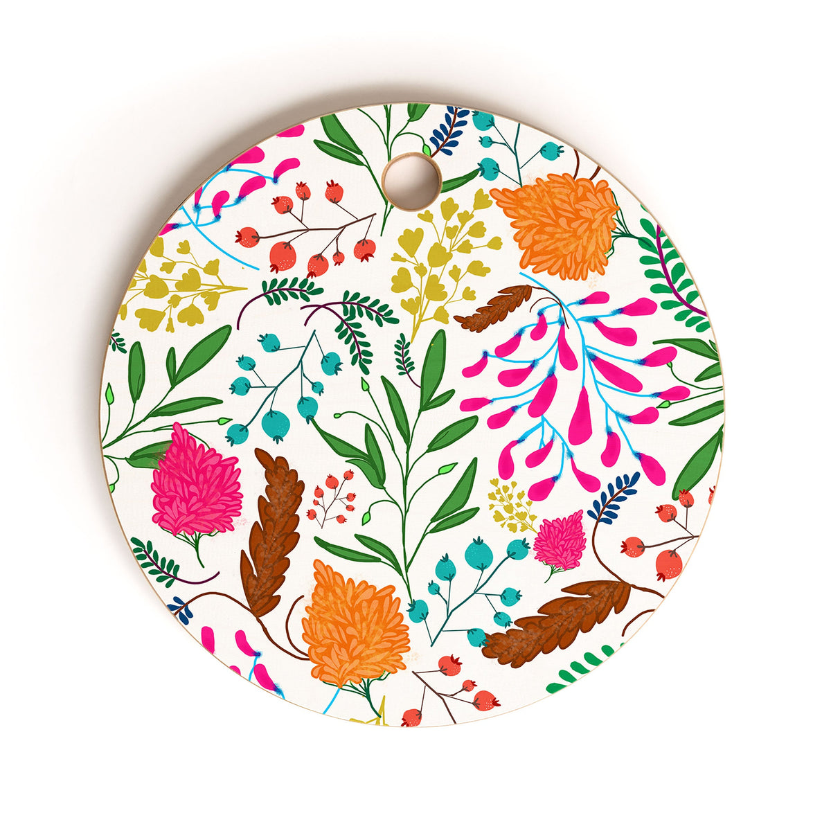 83 Oranges Charm Cutting Board Round