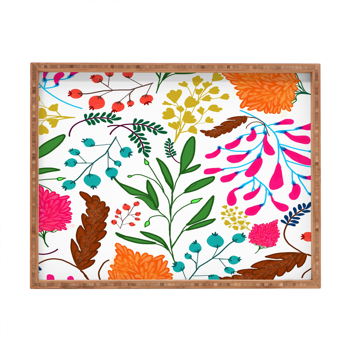 83 Oranges Charm Rectangular Tray