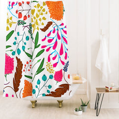 83 Oranges Charm Shower Curtain