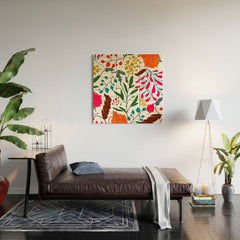 83 Oranges Charm Wood Wall Mural