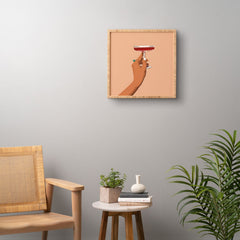 83 Oranges Cheers to Love Framed Wall Art