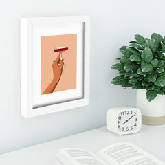 83 Oranges Cheers to Love Recessed Framing Rectangle