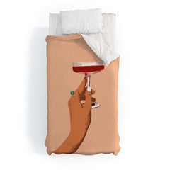 83 Oranges Cheers to Love Duvet Cover