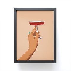 83 Oranges Cheers to Love Framed Mini Art Print