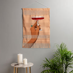 83 Oranges Cheers to Love Wall Hanging Portrait