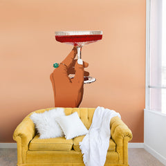 83 Oranges Cheers to Love Wall Mural