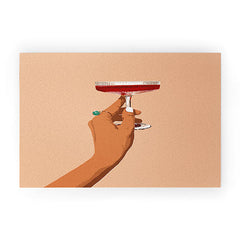 83 Oranges Cheers to Love Welcome Mat