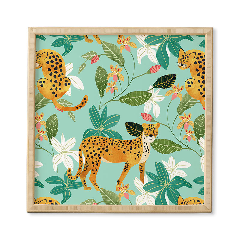 83 Oranges Cheetah Jungle Framed Wall Art