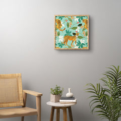 83 Oranges Cheetah Jungle Framed Wall Art