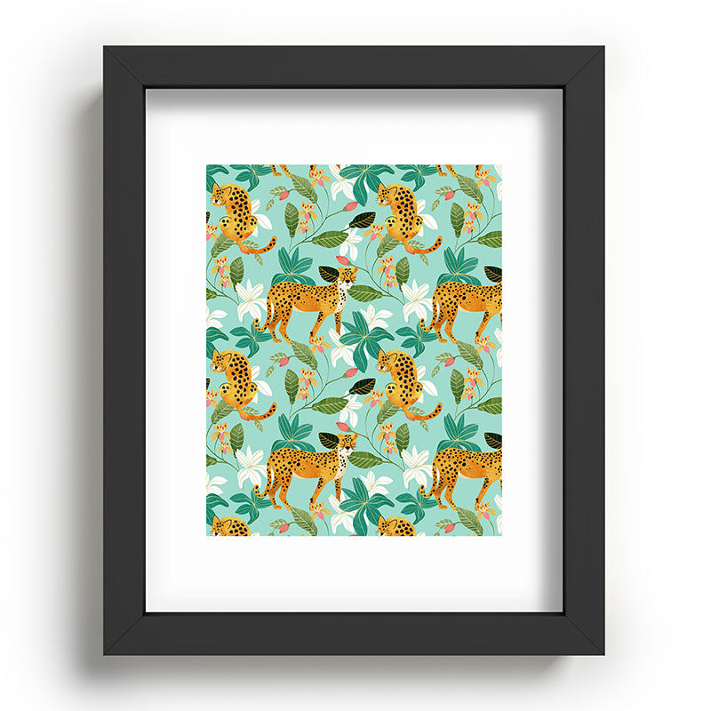 83 Oranges Cheetah Jungle Recessed Framing Rectangle