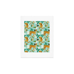 83 Oranges Cheetah Jungle Art Print