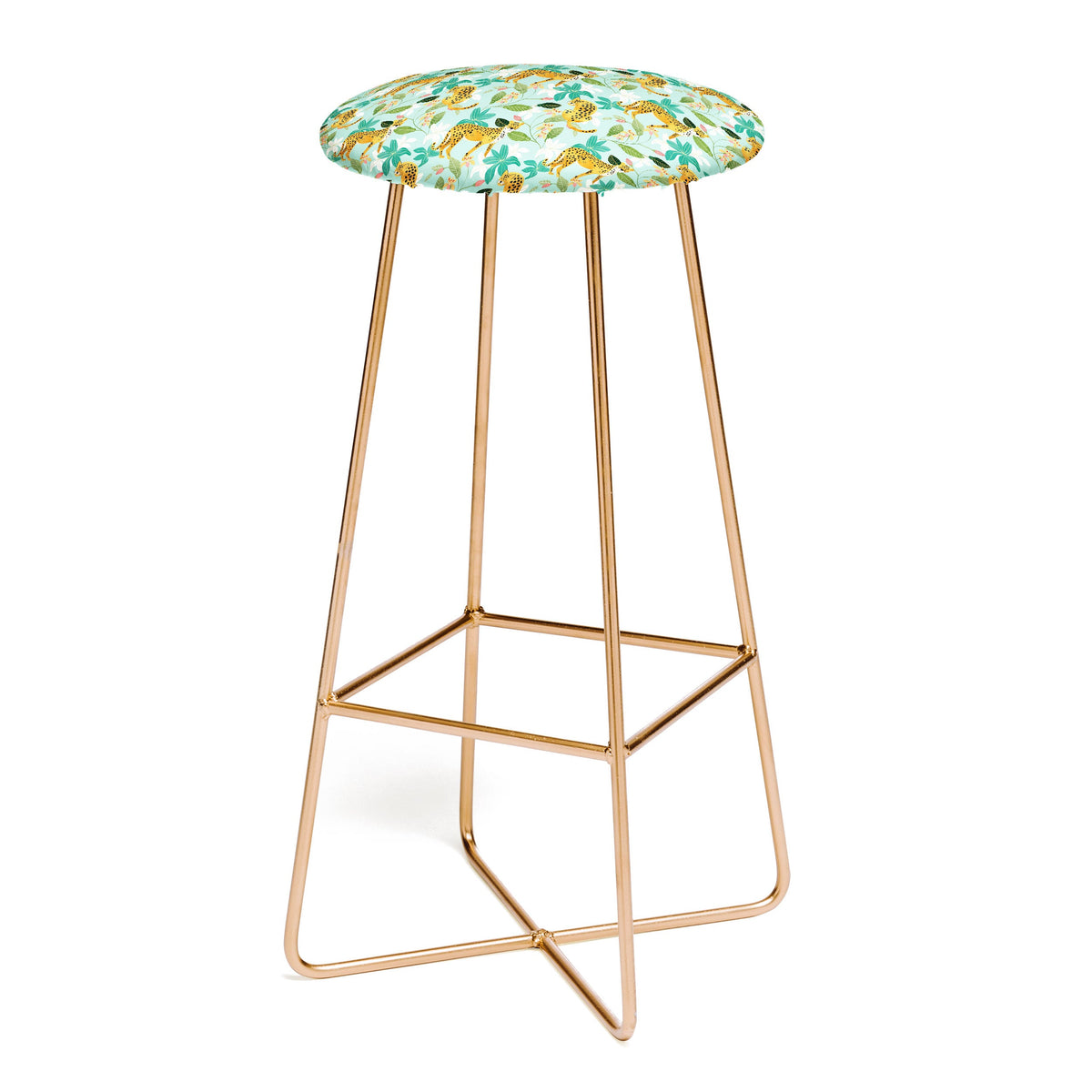 83 Oranges Cheetah Jungle Bar Stool