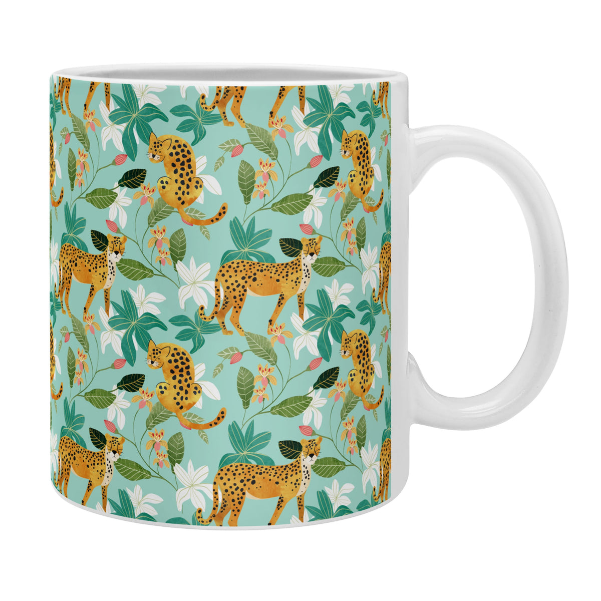 83 Oranges Cheetah Jungle Coffee Mug