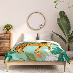 83 Oranges Cheetah Jungle Comforter