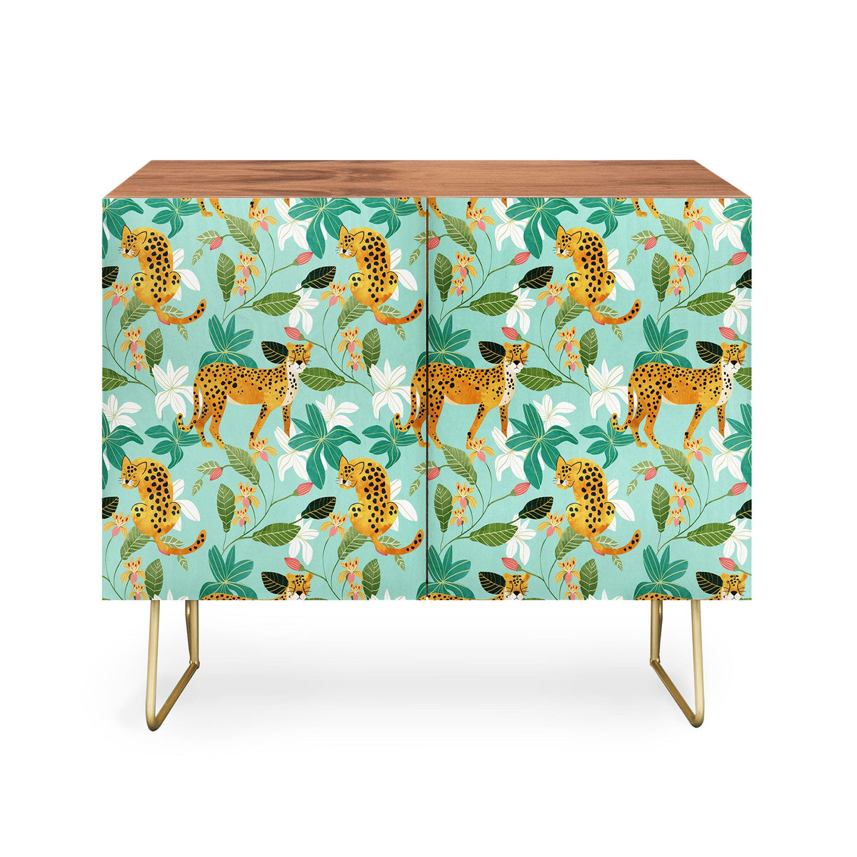 83 Oranges Cheetah Jungle Credenza