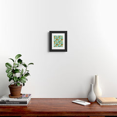 83 Oranges Cheetah Jungle Framed Art Print