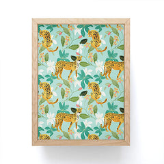 83 Oranges Cheetah Jungle Framed Mini Art Print