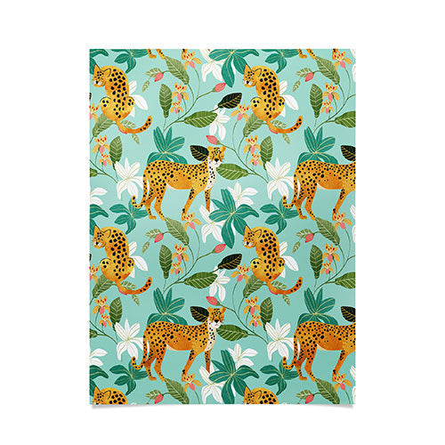 83 Oranges Cheetah Jungle Poster