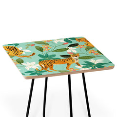 83 Oranges Cheetah Jungle Side Table