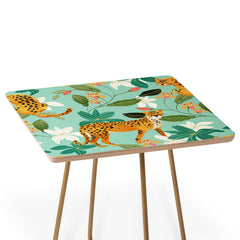 83 Oranges Cheetah Jungle Side Table