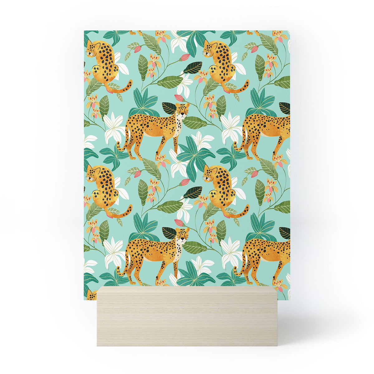 83 Oranges Cheetah Jungle Mini Art Print