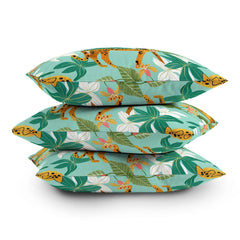83 Oranges Cheetah Jungle Throw Pillow