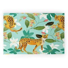 83 Oranges Cheetah Jungle Welcome Mat