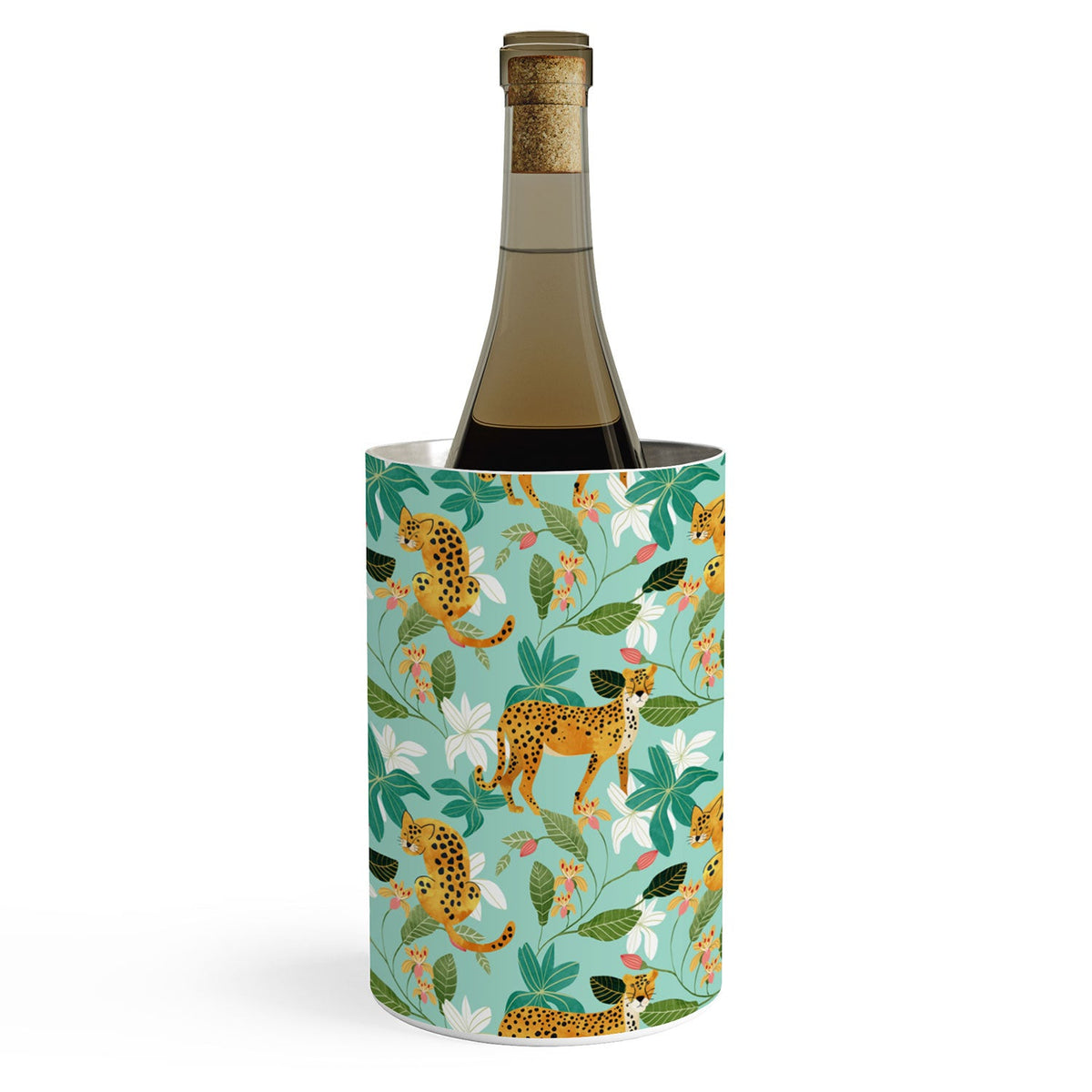 83 Oranges Cheetah Jungle Wine Chiller