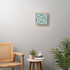 83 Oranges Cheetahs In Grapefruit Grove Framed Wall Art