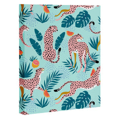 83 Oranges Cheetahs In Grapefruit Grove Art Canvas