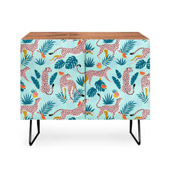 83 Oranges Cheetahs In Grapefruit Grove Credenza