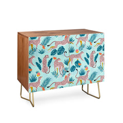 83 Oranges Cheetahs In Grapefruit Grove Credenza