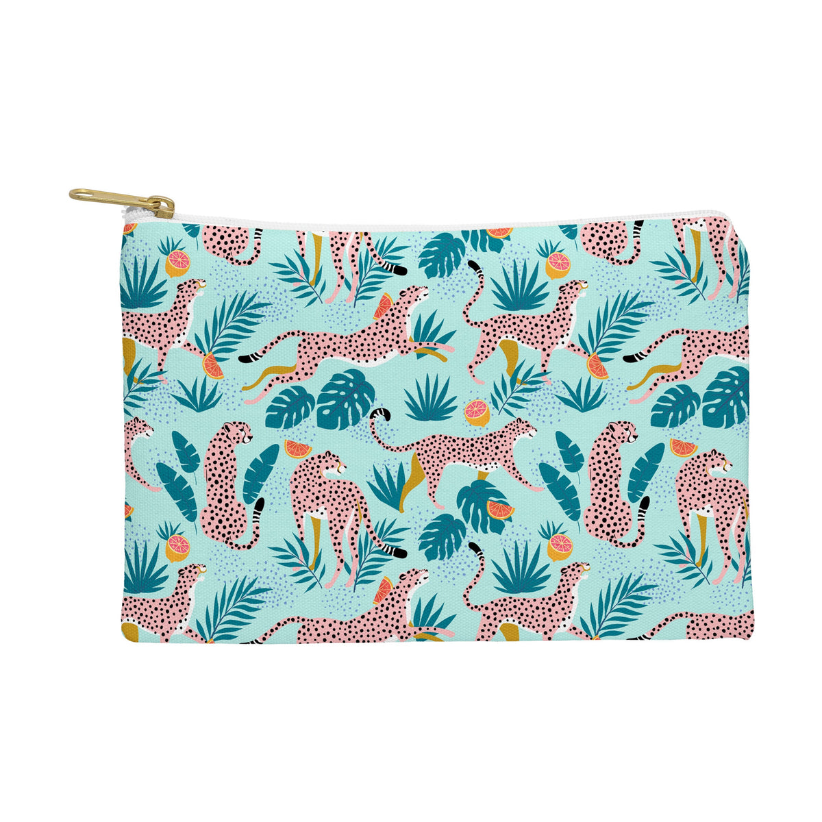 83 Oranges Cheetahs In Grapefruit Grove Pouch