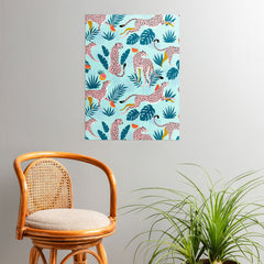 83 Oranges Cheetahs In Grapefruit Grove Poster