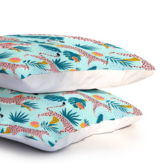 83 Oranges Cheetahs In Grapefruit Grove Pillow Shams